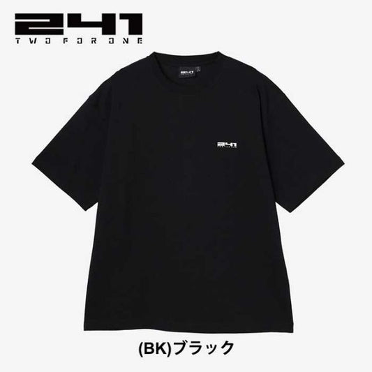ツーフォーワン tシャツ 半袖 メンズ 241 MB4405 GRAPHIC SS TEE グラフィックショートスリーブTシャツ ブラック ホワイト M / L / XL 春夏 メール便 (240421)