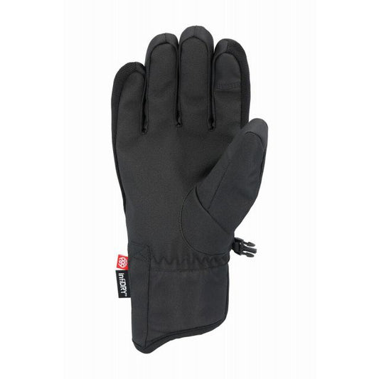 シックスエイトシックス 686 M2WGLV114 MENS PRIMER GLOVE 25-26モデル ブラック スノーボードグローブ メンズ レディース ユニセックス インサレーション 保温 撥水 リストリーシュ付き 5本指 スノーグローブ 2025新作 (251020)