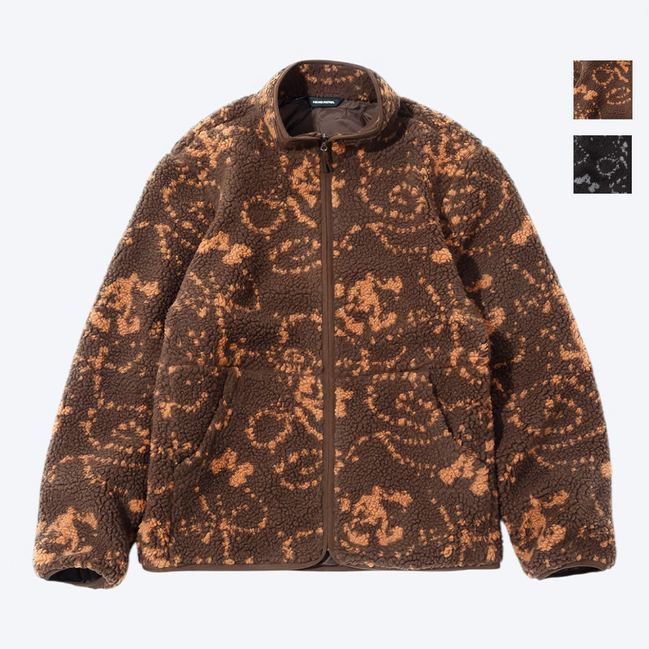 HIKINGPATROL PRINT FLEECE JACKET (HP26022)