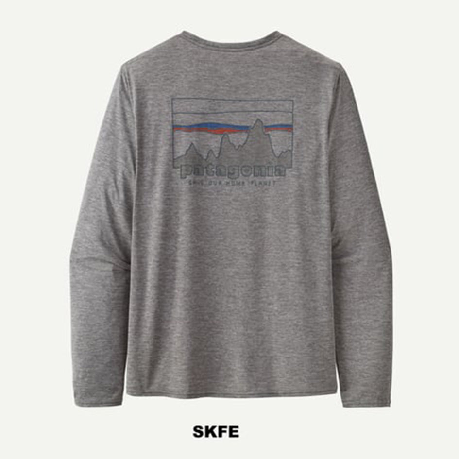 patagonia 45190 メンズ・ロングスリーブ・キャプリーン・クール・デイリー・グラフィック・シャツ (PATAGONIA25013)