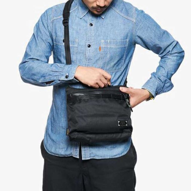 アッソブ バッグ サコッシュ AS20V 061417 CORDURA DOBBY 305D SACOCHE メンズ レディース ユニセックス ブラック コーデュラ DOBBY (241030)