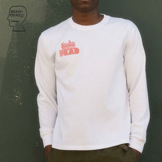 ブレインデッド BRAINDEAD judgement longsleeve BRAIN DEAD JUDGEMENT ロングスリーブカットソー (250509)