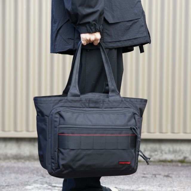 ブリーフィング BRIEFING ビジネストートバッグ A4 PC収納 撥水 軽量 ROBICナイロン 通勤 出張対応 BRA241T39 BS BOX TOTE AG (250912)