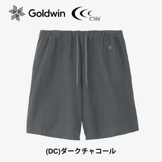 ゴールドウィン シースリーフィット ショートパンツ メンズ レディース ユニセックス C3fit GC44168 R/O PAPER SHORTS リオプティマム ペーパーショーツ グレー ネイビー ルームウエア リカバリー (240414)