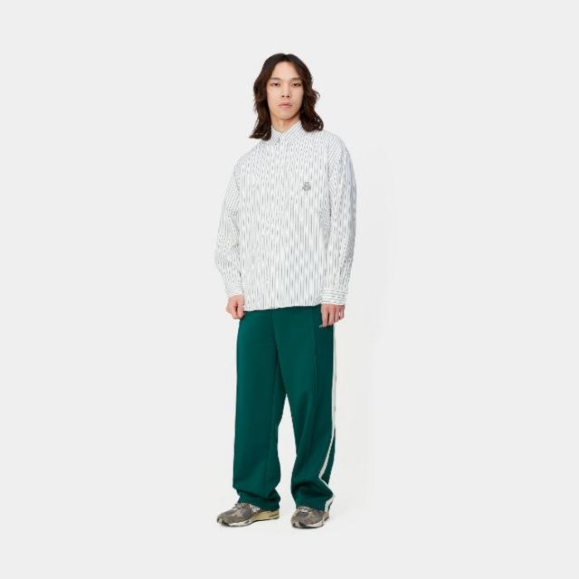 カーハート wip carhartt wip ダブリューアイピー L/S LINUS SHIRT シャツ 長袖 ストライプシャツ I033029 (240328)