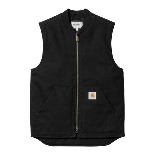 カーハート CARHARTT I035695 CLASSIC VEST カーハート ダブリューアイピー CLASSIC VEST クラシックベスト ブラック メンズ レディース ユニセックス ディアボーンキャンバス オーガニックコットン ダイヤモンドキルティング (250919)