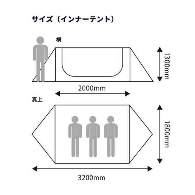 CHUMS CH62-1789 A-FRAME TENT 3