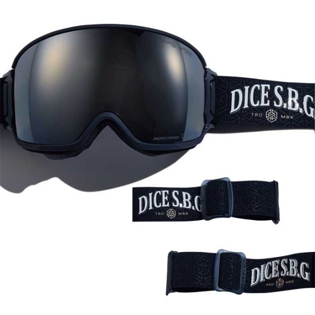 ダイス DICE ゴーグル バンク BK45573 BANK スキー スノーボード スノボ 偏光調光レンズ メンズ レディース 曇り止め A-BLOW SYSTEM搭載 UVカット (250130)
