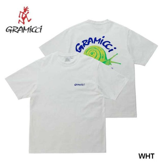 グラミチ Tシャツ 半袖 gramicci G5SU-T162 SNAIL TEE スネイルTシャツ メンズ レディース エココットン メール便 (250328)