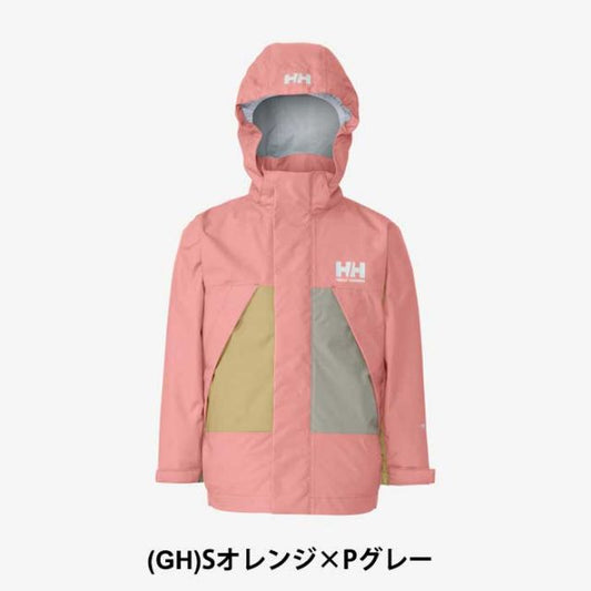 ヘリーハンセン キッズ アウター 防水 Helly Hansen HJ12152 K SCANDZA RAIN JKT スカンザレインジャケット 子供 (240112)