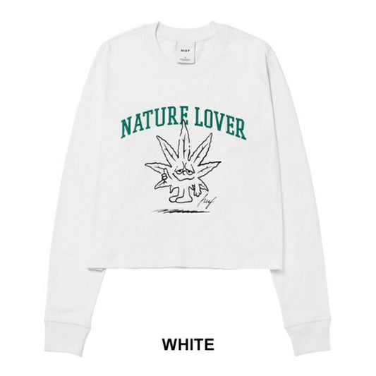 HUF WTS0071 NATURE LOVER CROP L/S TEE