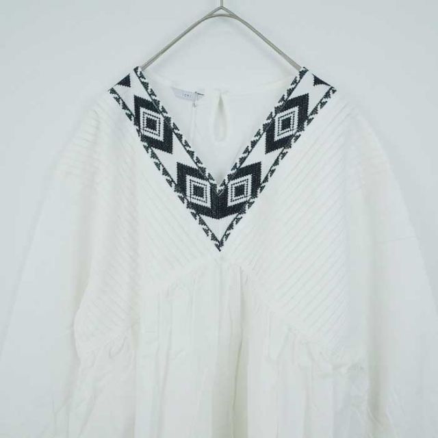 ICHI ジャガード刺繍 OP