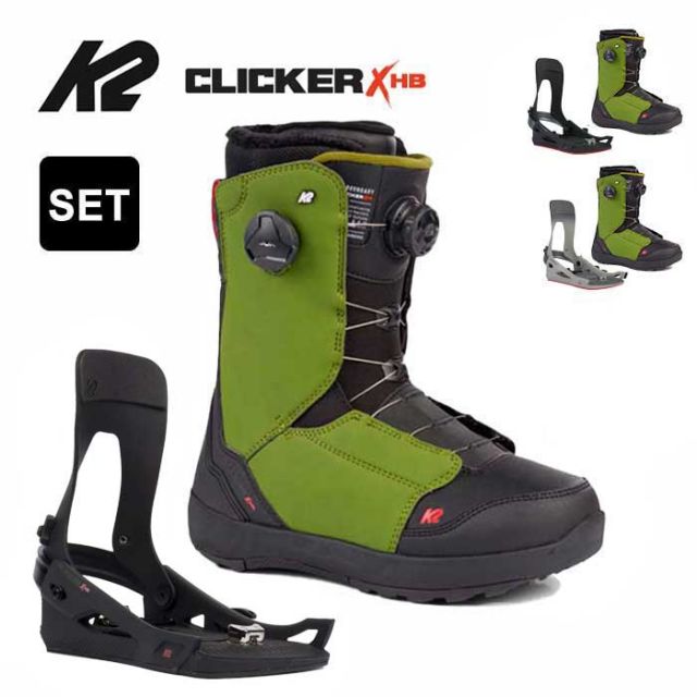 K2 BOUNDARY CLICKER XHB ブーツ ビンディング K2 メンズ ステップインセット BOUNDARY CLICKER X HB バウンダリー