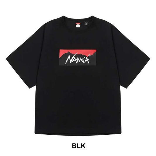 ナンガ tシャツ NANGA エコハイブリッド ボックスロゴ ルーズフィットティー ECO HYBRID BOX LOGO L/F TEE メンズ
