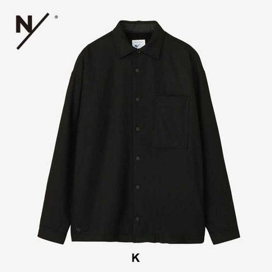 ニュートラルワークス ジャケット ユニセックス neutralworks KSU34344 CPO SHIRTS JK CPOシャツ ウール ジャケット 保温性 (240826)