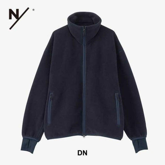 ニュートラルワークス フリース NEUTRALWORKS リチア フリースフルジップ KSU14303 メンズ レディース ユニセックス ネイビー ブラック RICCIA/FL FULL ZIP S M L オーバーシルエット POLARTEC ポーラテック (240917)