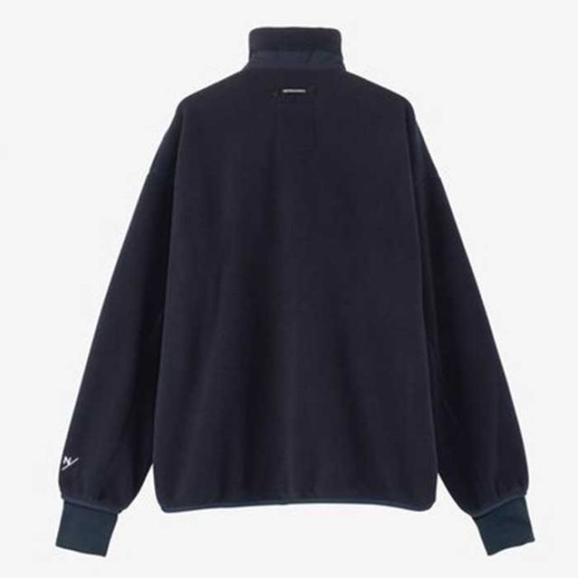 ニュートラルワークス フリース NEUTRALWORKS リチア フリースフルジップ KSU14303 メンズ レディース ユニセックス ネイビー ブラック RICCIA/FL FULL ZIP S M L オーバーシルエット POLARTEC ポーラテック (240917)
