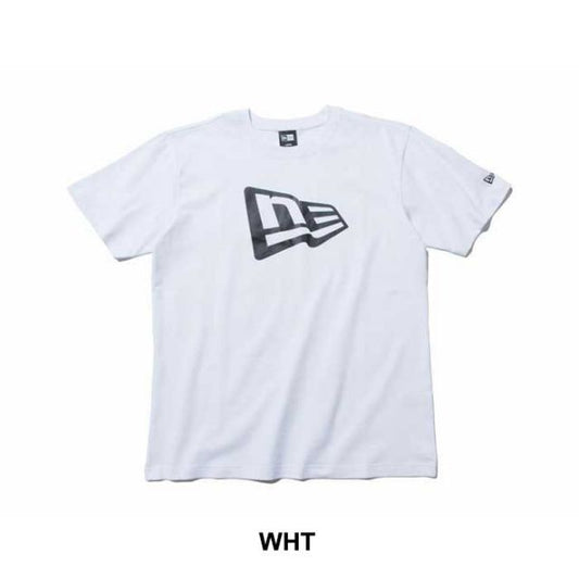 ニューエラ Tシャツ NEW ERA FLAG LOGO フラッグロゴ SS COTTON TEE (11782998) メール便 (0720)