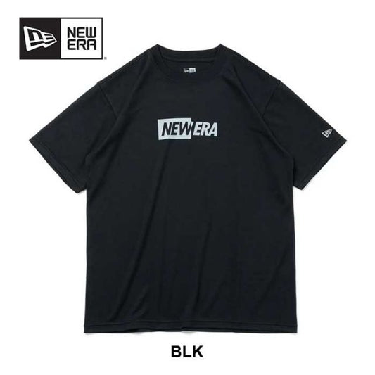 ニューエラ tシャツ 半袖 メンズ レディース ユニセックス NEW ERA PA SS TC TEE HALF LOGO テック Tシャツ パフォーマンスアパレル UVカット リフレクティブ クールエラ M / L / XL ブラック ホワイト ネイビー メール便 (240404)