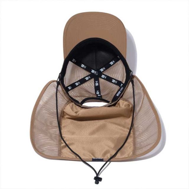 ニューエラ キャップ newera 9FORTY A-Frame トラッカー サンシェード Tech Surf 940AFTR SHADE SURF メンズ レディース ユニセックス アウトドア 日よけ ウォッシャブル ブラック カーキ (240502)