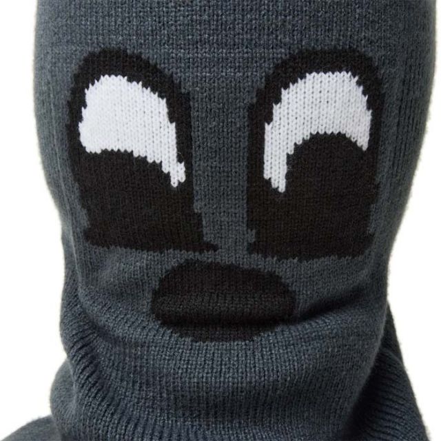 ニューエラ バラクラバ NEWERA BALAKLAVA MISTER EYES バラクラバ SHINKNOWNSUKE GENUINE ミスター チャコール 防寒 目出し帽 メール便 (241030)