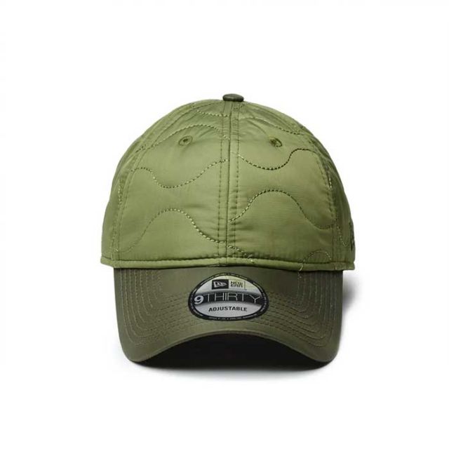 ニューエラ キャップ NEWERA 930 9THIRTY Powered by GORO NAKATSUGAWA min-nano ニューヨーク メッツ ベージュ キルティング エバーグリーン カーキバイザー メンズ レディース ユニセックス 中津川吾郎 コラボ (241030)