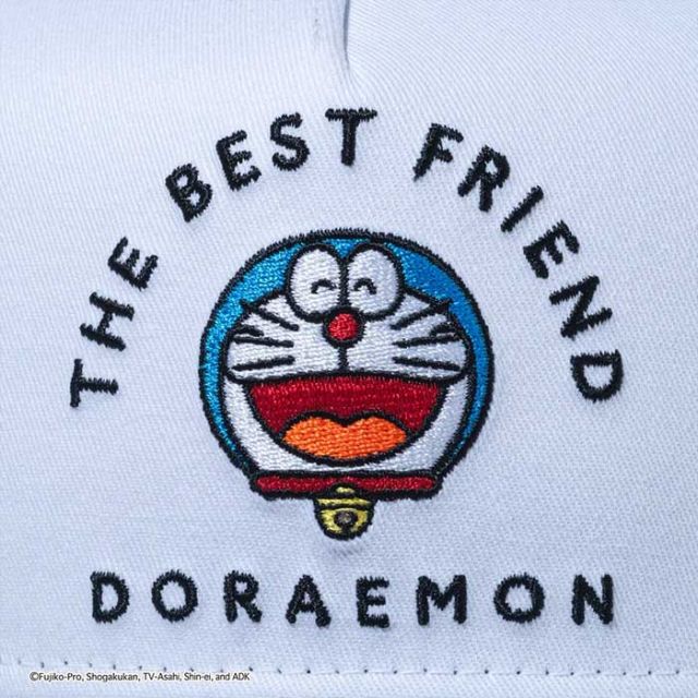 ニューエラ NEWERA キャップ 9FORTY A-FRAME トラッカー ドラえもん 940 AFTR DORAEMON THE BEST FRIEND メンズ レディース ユニセックス ブラック ホワイト フリー (250121)