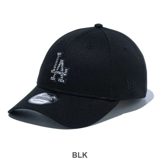ニューエラ newera 940 RHINESTONE ニューエラ キャップ ラインストーン 9FORTY ロサンゼルスドジャース MLB コラボ 黒 クロスストラップ サイズ調整可能 ユニセックス 14523110 (250328)