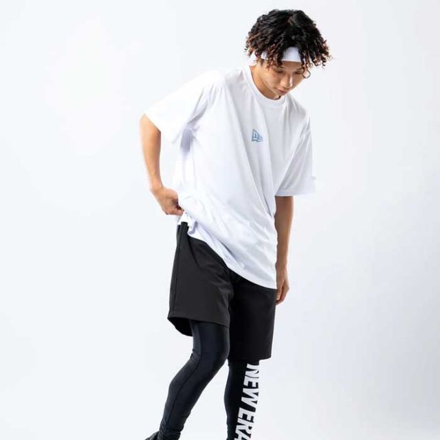 ニューエラ 半袖 Tシャツ NEWERA PA SS RUSH TEE ラッシュ new era tシャツ ラッシュガード 吸汗速乾 UVカット ジム プール対応 クールエラ 吸汗速乾 UVカット 14410151 14410152 トレーニング 機能性 パフォーマンス メール便(250411)