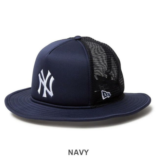 ニューエラ ハット メンズ 5-Panel バケットハット A-Frame トラッカー 5-PANEL BUCKET ニューエラ バケットハット MLB ヤンキース ドジャース 5パネル メッシュキャップ メンズ レディース 夏用 (250411)