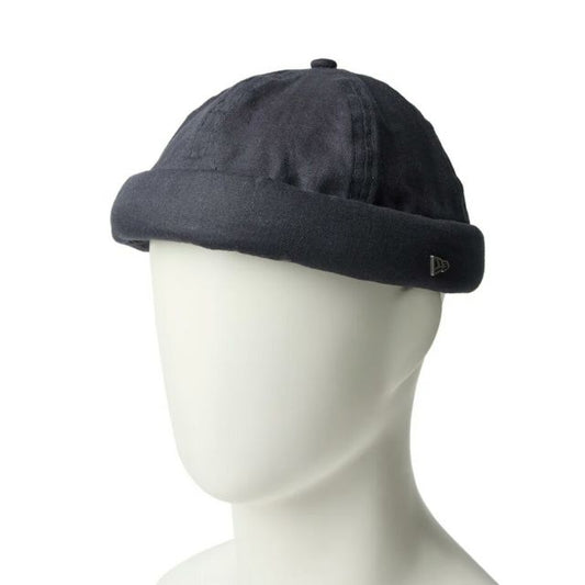 ニューエラ NEWERA FISHERMAN COTTON FLAX ニューエラ フィッシャーマンキャップ 綿麻素材 クロスストラップ ネイビー (250509)