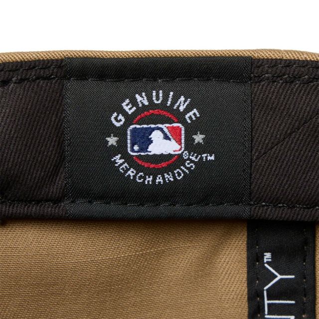 ニューエラ キャップ メンズ レディース NEWERA 920CS MLB MINI LOGO NEYYAN ニューヨーク・ヤンキース キャップ グレー カーキ ベージュ ミニロゴ クロスストラップ カーブドバイザー ユニセックス 14668009 14668008 (250904)