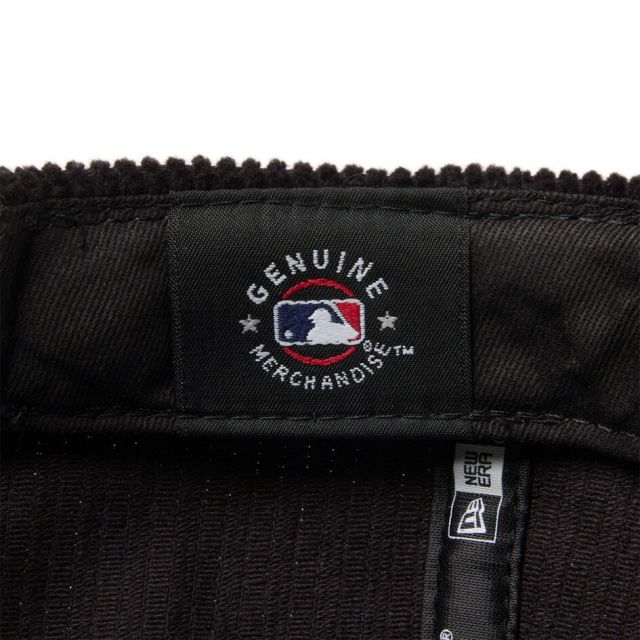 ニューエラ キャップ コーデュロイ NEWERA RC950LS MLB 8W CORD NEYYAN RC 9FIFTY ロサンゼルスドジャース ニューヨークヤンキース ブラック ネイビー レザーストラップ 9FIFTY メンズ レディース 秋冬14667634 14667635 (251011)