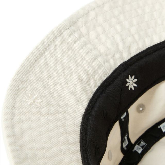 ニューエラ バケット01 フラワー エンブロイダリー バケットハット NEW ERA Bucket01 Flower Embroidery 花柄 刺繍 バケハ 帽子 コットン ユニセックス ブラック カーキ 春夏 レディース メンズ 14744789 14744788 BKT01 STATE OF NY FLOWER EMB