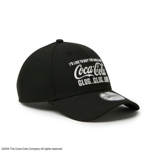 ニューエラ キャップ 9FORTY NEW ERA 15154815 コカコーラ コラボ スナップバック ブラック フリーサイズ サイズ調節 ポリエステル メンズ レディース ユニセックス 帽子 アウトドア プレゼント ギフト