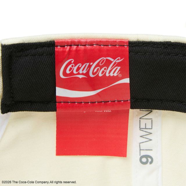 ニューエラ キャップ コカコーラ コラボ 9TWENTY NEW ERA 15154852 15154853 クロームホワイト ブラック コットン サイズ調節 メンズ レディース ユニセックス 帽子 アウトドア プレゼント ギフト