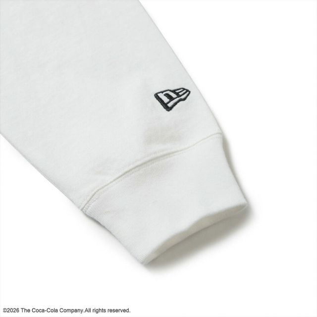 ニューエラ ロンT 長袖 NEW ERA 15154969 15154970 コカコーラ コラボ ウォッシュド 綿100% リラックスフィット オフホワイト ブラック メンズ レディース ユニセックス 秋 冬 プレゼント ギフト