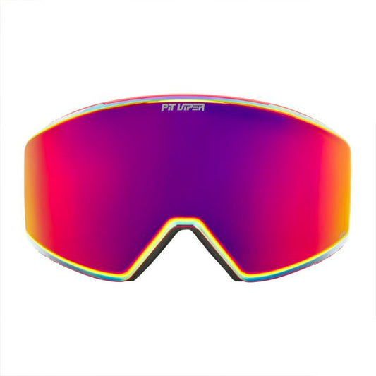 ピットバイパー スキー スノーボード ゴーグル Pit Viper Combustion BN5000 Snow Goggles スノーゴーグル HDPVレンズ マグネット交換 広視野 ヘルメット対応 正規品 ボーナスレンズ付属 曇りにくい くもり止めレンズ 派手なゴーグル (251130)