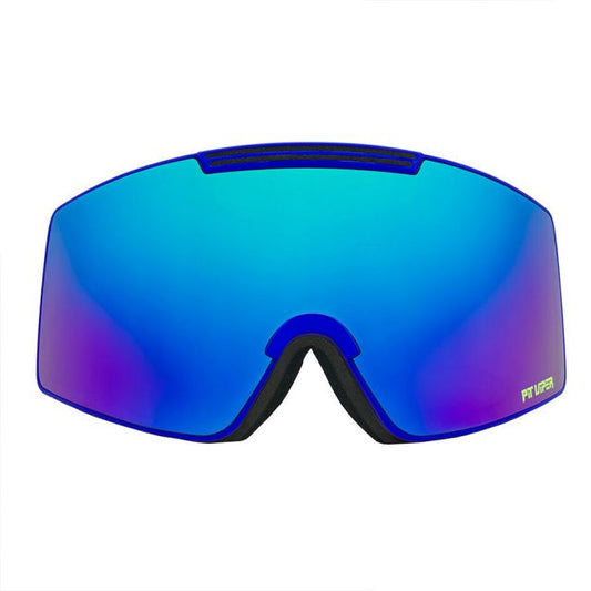 ピットバイパー スキー スノーボード ゴーグル Pit Viper Long Track Proform Snow Goggles プロフォーム スノーゴーグル マグネット交換 広視野 ヘルメット対応 正規品 くもり止めレンズ 曇りにくい 高耐久 軽量 オールラウンド (251130)