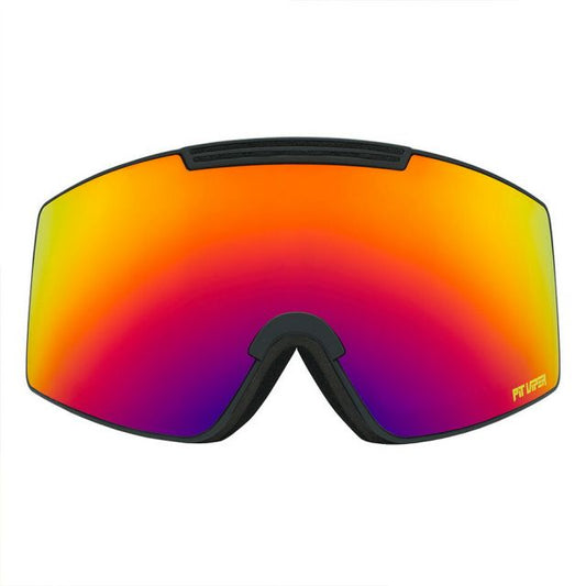 ピットバイパー スキー スノーボード ゴーグル Pit Viper Hot Box Proform Snow Goggles プロフォーム スノーゴーグル マグネット交換 広視野 ヘルメット対応 正規品 ボーナスレンズ付属 軽量 高耐久 くもりにくい くもり止めレンズ (251130)