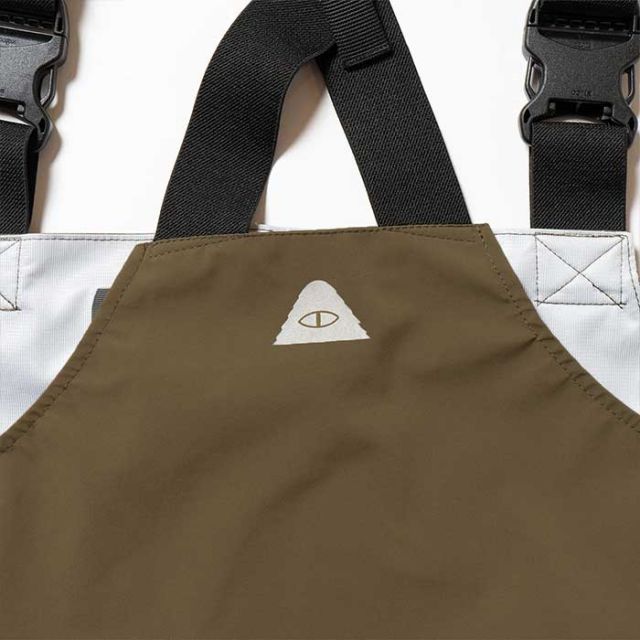 ポーラー ビブパンツ POLER PL×AFD 3.0L STM PRF CARGO BIB PANTS AFDICEGEAR スノーボード ウエア ブラック オリーブ S / M (241129)