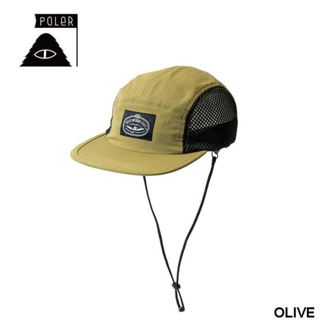 ポーラー キャップ POLeR 251MCV0029 2WAY DRAW CORD CAP ツーウェイドローコードキャップ 帽子 メッシュキャップ (250331)