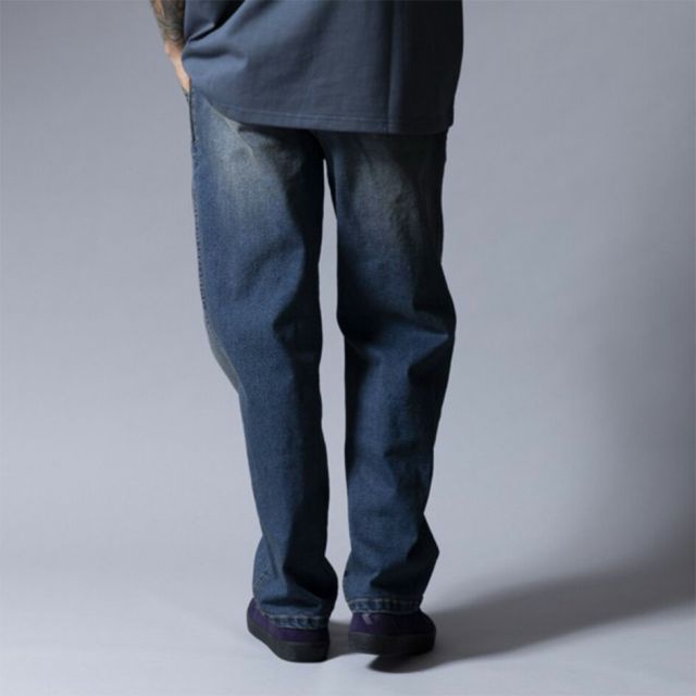 ロアーク トラベルパントデニム リラックス メンズ Travel Pant Denim Relax RPJ1203-STW ROARK ロアーク デニムパンツ ストレッチ テーパード イージーパンツ ストーンウォッシュ (260316)