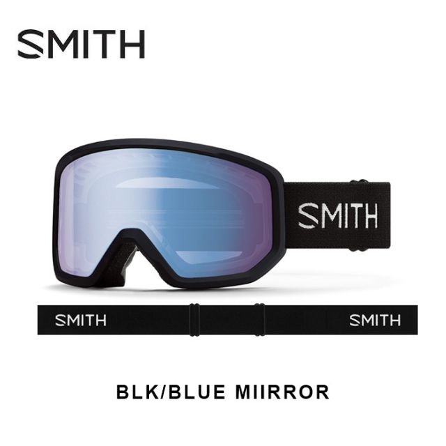 スミス SMITH TRANSFER BLACK BLUE RED Mirror 調光 ミラー スノーゴーグル Cylindrical Series レンズ メンズ レディース(251011)