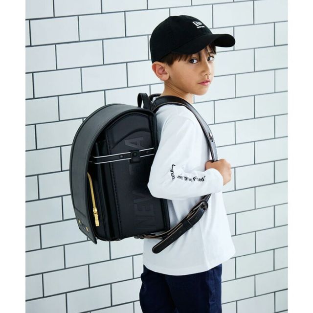 ランドセル NEW ERA ニューエラ キッズ スクールバッグ ランドセル ブラック ゴールド 14474854 A4フラットファイル対応 6年保証 軽量 人工皮革 男の子 0885960 NEWERA ランドセル BLK/GOLD Q