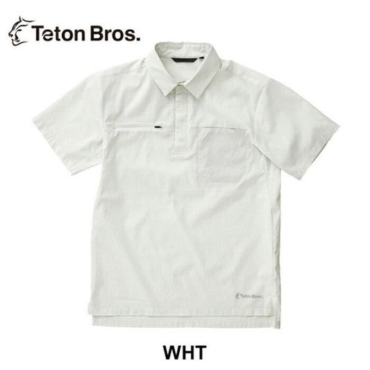 ティートンブロス ポロシャツ Teton Bros CHILL POLO チルポロ 半袖 カットソー メンズ メール便 (240228)