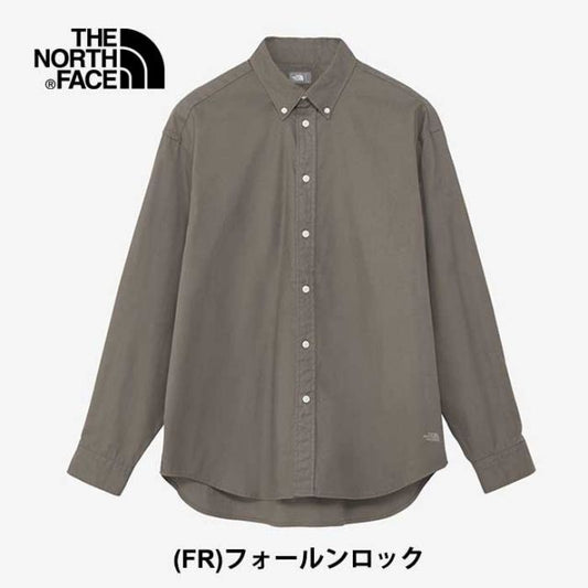 ザ・ノース・フェイス オックスフォードシャツ THE NORTH FACE NR12450 L/S HALF DOME SH ロングスリーブハーフドームシャツ 長袖シャツ ユニセックス ノースフェイス (240310)