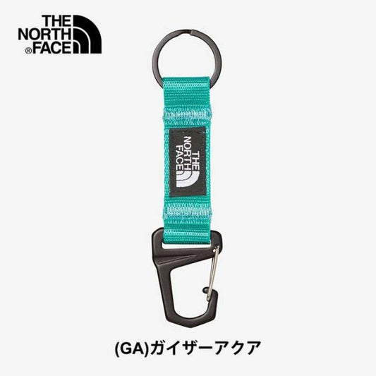 ザ・ノース・フェイス キーホルダー THE NORTH FACE NN32434 TNF KEY KEEPER キーキーパー カラビナ ブラック ブルー カラビナ付きキーホルダー リサイクル素材 バッグアクセサリー メール便 ノースフェイス (240404)