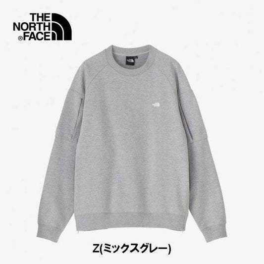 ザ・ノース・フェイス スウェットクルー トレーナー ユニセックス THE NORTH FACE NTM62410 CR SWEAT CREW CR ユニセックス アウトドア スウェット 春秋 抱っこ紐 抱っこ対応 赤ちゃん 抱っこ 服