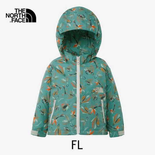 ザ・ノース・フェイス ジャケット ベビー THE NORTH FACE NPB22511 BABY NV COMPACT JK ノベルティコンパクトジャケット ベビー はっ水ウインドブレーカー 通園用 ジャケット 赤ちゃん 記名ラベル付き プレゼント ノースフェイス メール便(250126)